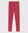 Kinder-Leggings aus Jersey-Elastan für Mädchen rosa PAPI