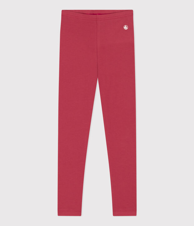 Kinder-Leggings aus Jersey-Elastan f&uuml;r M&auml;dchen rosa