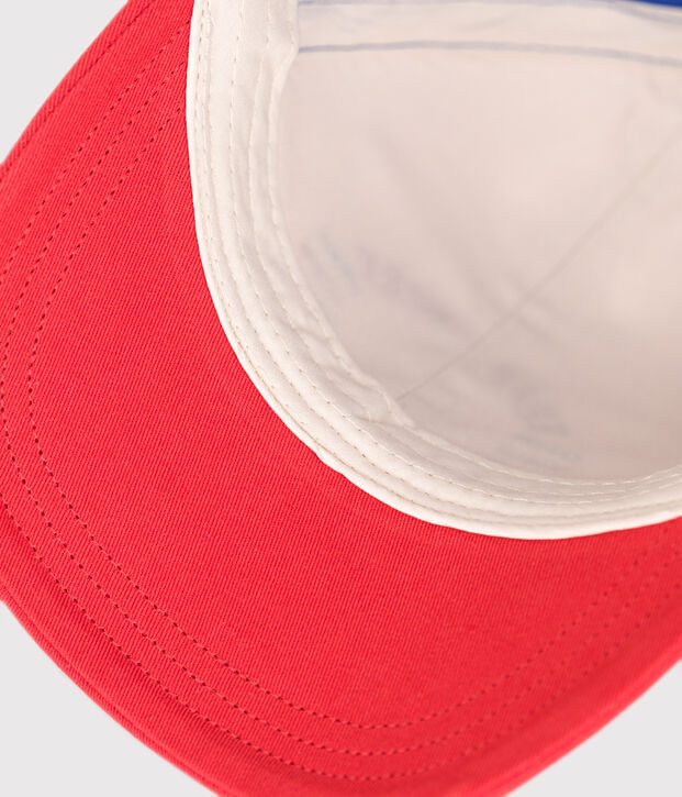 Kinder-Cap 'Team Sport' aus Baumwolle rot/rot