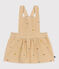 Baby-Kleid aus Fein-Cord mit Blumenstickerei beige CAJOU/ MULTICO