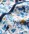 Baby-Strampler aus Rippstrick für Jungen grau POUSSIERE/weiss MULTICO
