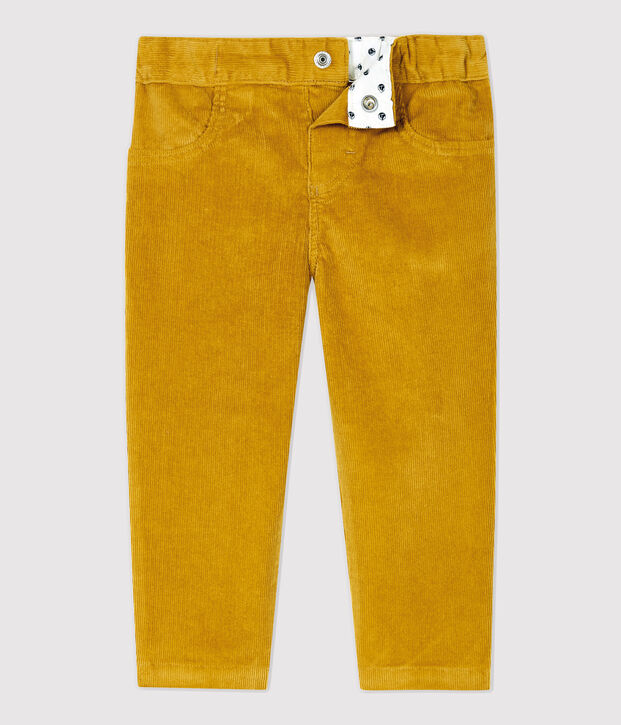 Baby-Cordhose f&uuml;r Jungen gelb