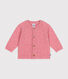 Baby-Cardigan aus Strick mit Wollanteil