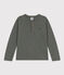 Langärmeliges T-Shirt aus Baumwolle für Kinder/Jungen grün THUYA