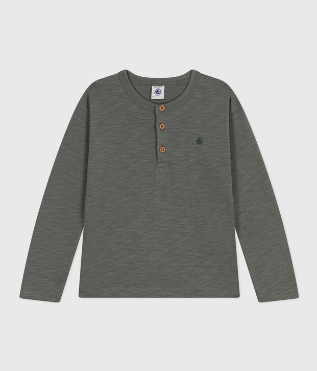 Lang&auml;rmeliges T-Shirt aus Baumwolle f&uuml;r Kinder/Jungen THUYA