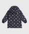 Ikonische Baby-Regenjacke mit Herzmotiv blau/vielfarbig