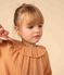 Langärmelige Kinderbluse aus Musselin-Stoff für Mädchen rosa SIENNA