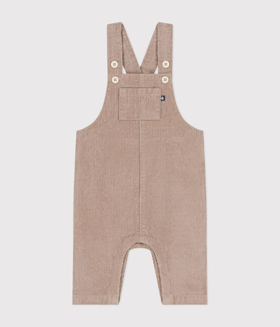 Baby-Latzhose aus Cord HUITRE