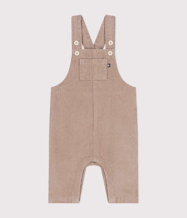 Baby-Latzhose aus Cord beige