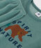 Kinderpyjama aus Nicki blau BRUT/weiss MULTICO