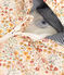 Gemusterte Baby-Winterjacke mit Kapuze weiss AVALANCHE/ MULTICO