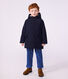Einfarbiger Kinder-Parka halblang