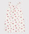 Kinder-Nachthemd aus Baumwolle mit Fruchtmotiven weiss MARSHMALLOW/weiss MULTICO