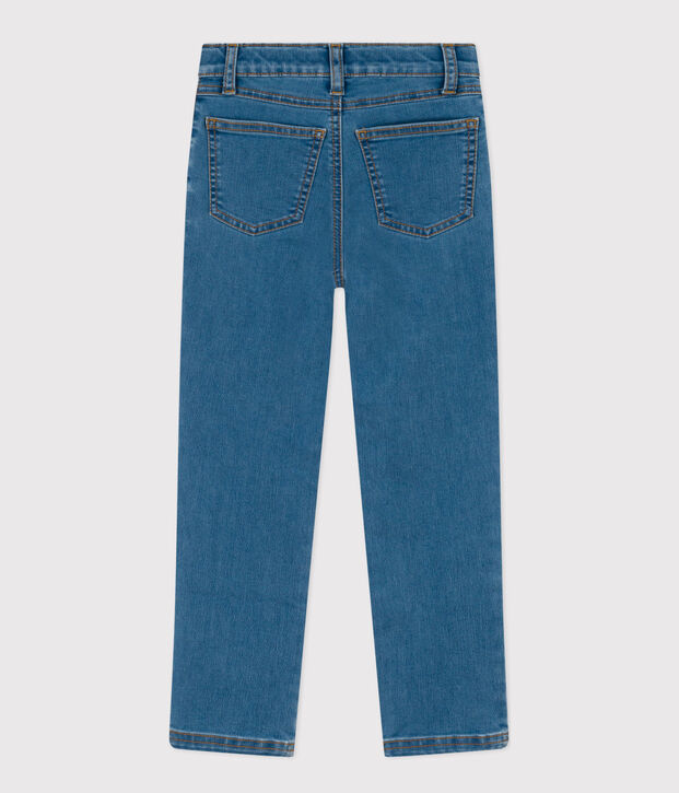 Kinderhose aus Denim in Slim-Fit-Passform f&uuml;r M&auml;dchen blau