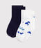 2er-Set Baby-Socken aus Baumwolle mit Walmotiv variante 1