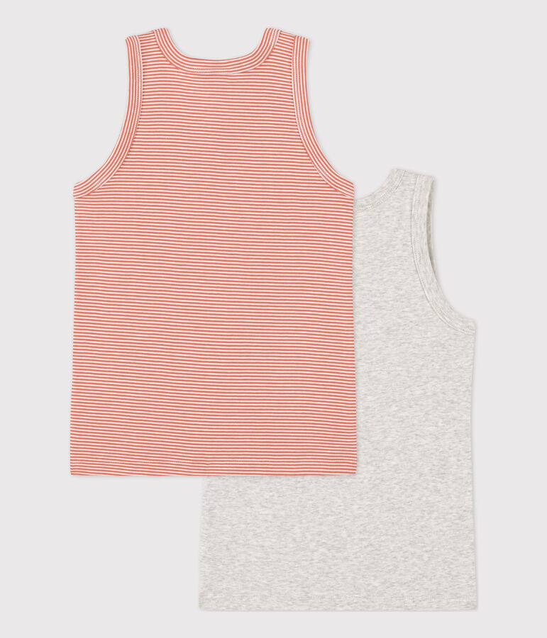 2er-Set Unterhemden aus Baumwolle f&uuml;r Jungen vielfarbig