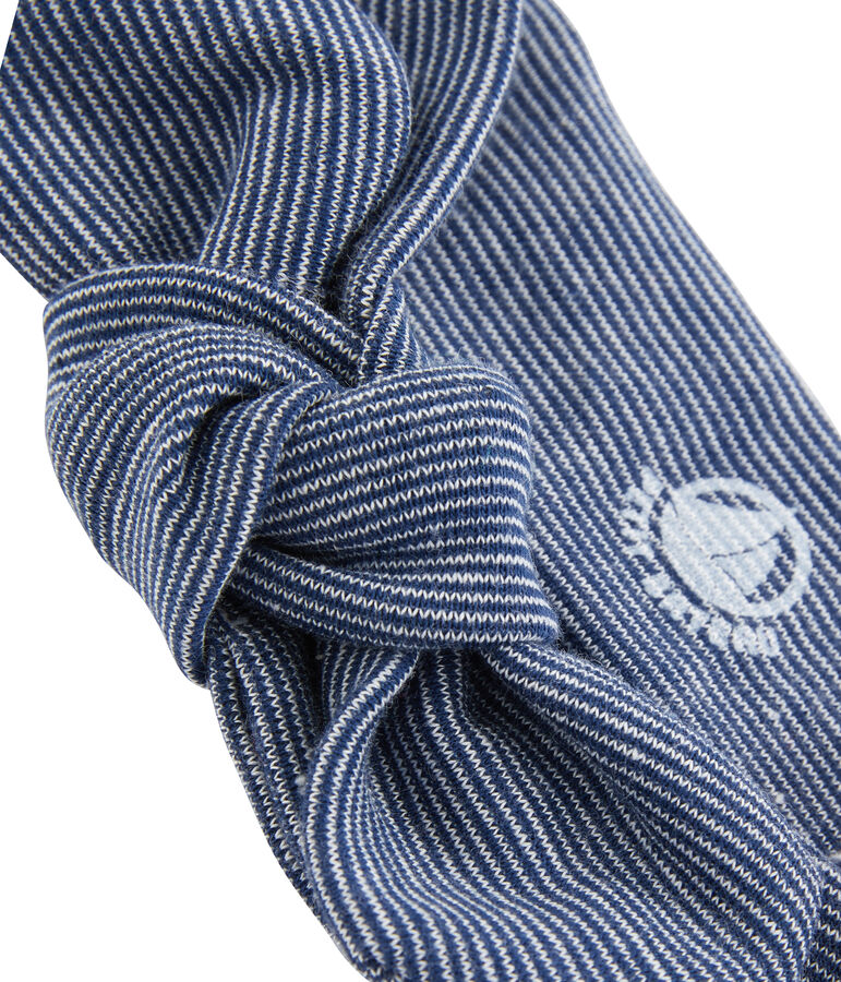 Haarband f&uuml;r M&auml;dchen weiss/blau