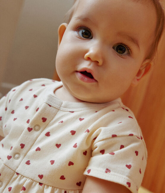 Babykleid aus leichtem Molton mit Body AVALANCHE/ FAMEUX