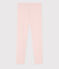Kinder-Leggings aus Wolle und Baumwolle rosa SALINE