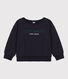 Bedrucktes Kinder-Sweatshirt aus Molton