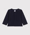 Baby-Cardigan aus Baumwolle blau SMOKING