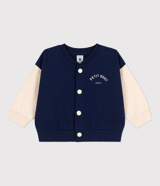 Baby-Teddy aus Molton blau MEDIEVAL/ AVALANCHE