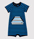 Baby-Kurzoverall aus Baumwolle.