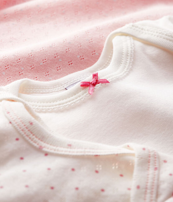 3er-Set langärmelige Baby-Bodys für Mädchen variante 1