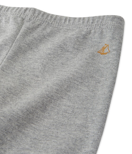 Kinder-Legging Mädchen grau Subway Chine