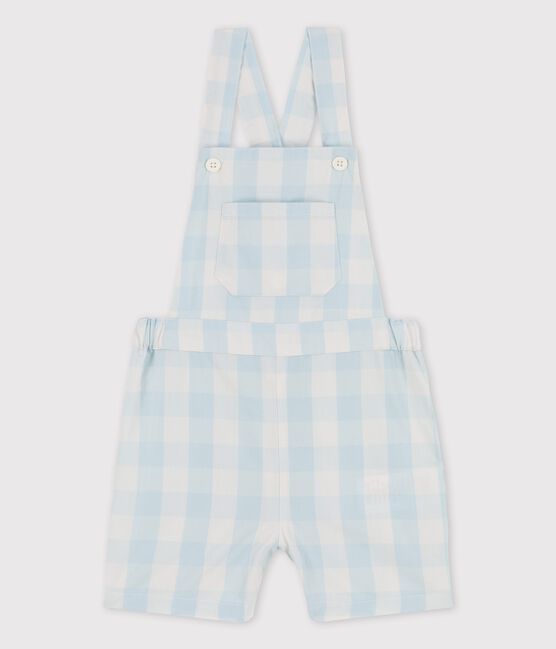 Kurze Baby-Latzhose aus Popeline BOLDAIR/ MARSHMALLOW