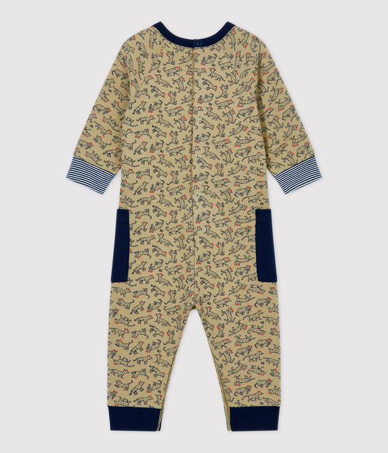 Baby-Overall aus Molton. beige JERRYCAN/ MULTICO