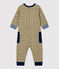 Baby-Overall aus Molton. beige JERRYCAN/ MULTICO