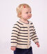 Baby-Cardigan aus Baumwolle mit Streifen