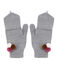 Mädchen Handschuhe grau SUBWAY CHINE