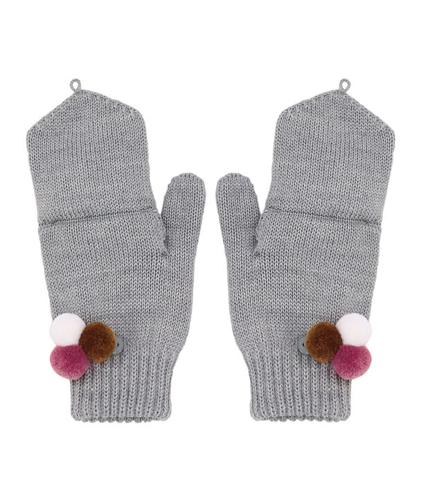 M&auml;dchen Handschuhe grau