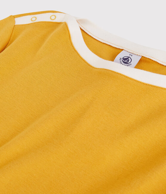 Damen-T-Shirt aus Baumwolle gelb BOUDOR
