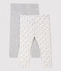 2er-Set Baby-Leggings aus Baumwolle
