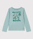 Langärmeliges T-Shirt aus Baumwolle für Kinder/Mädchen