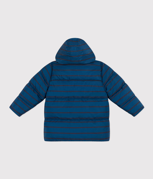 Winterjacke mit ausziehbarer Kapuze blau/blau