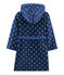 Morgenmantel aus Fleece für Kinder blau MEDIEVAL/weiss MARSHMALLOW