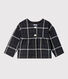 Karierter Baby-Cardigan für Mädchen