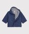 Baby-Weste aus gestepptem Denim mit bestickten Sternen blau