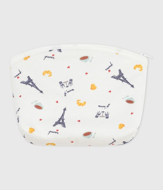 Baby-Täschchen aus Baumwolle mit Walmotiv MARSHMALLOW/ ADRIATIC
