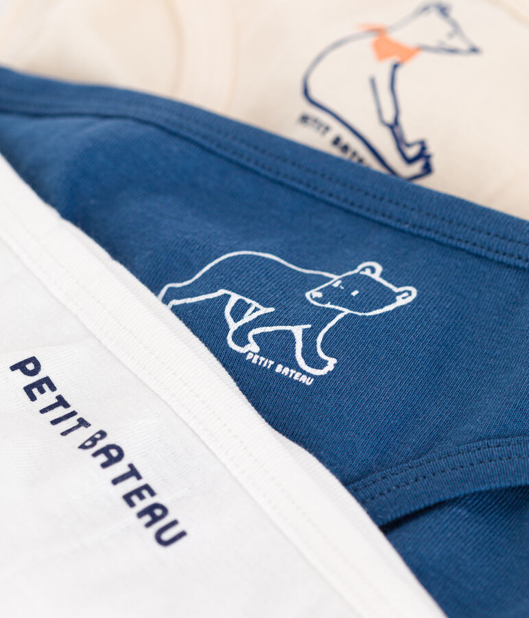 Lot de 3 culottes en coton enfant vielfarbig