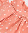 2-teiliges Newborn-Set aus Baumwolle mit Sonnenmuster orange ABRICOT/ MARSHMALLOW