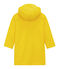 Lange Kinder-Regenjacke unisex gelb JAUNE