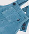 Lange Baby-Latzhose aus Cord blau POLOCHON