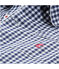 Twill-Pyjama für kleine Jungen blau MEDIEVAL/weiss LAIT