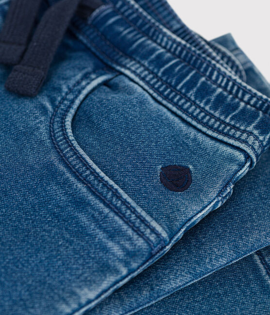 Kinderhose aus Denim in Regular-Fit-Passform für Jungen blau BLEU DELAVE