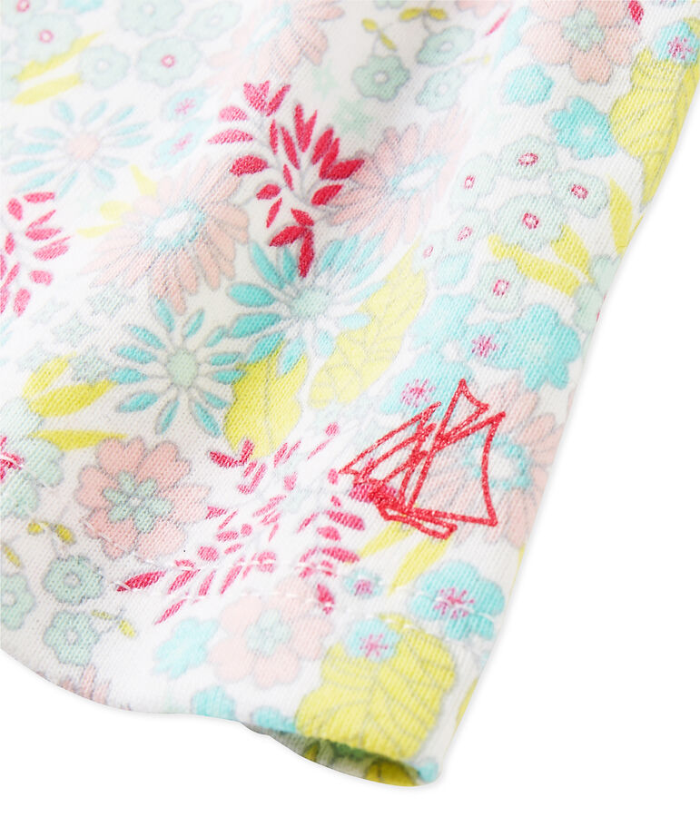 T-shirt b&eacute;b&eacute; fille imprim&eacute; weiss/vielfarbig